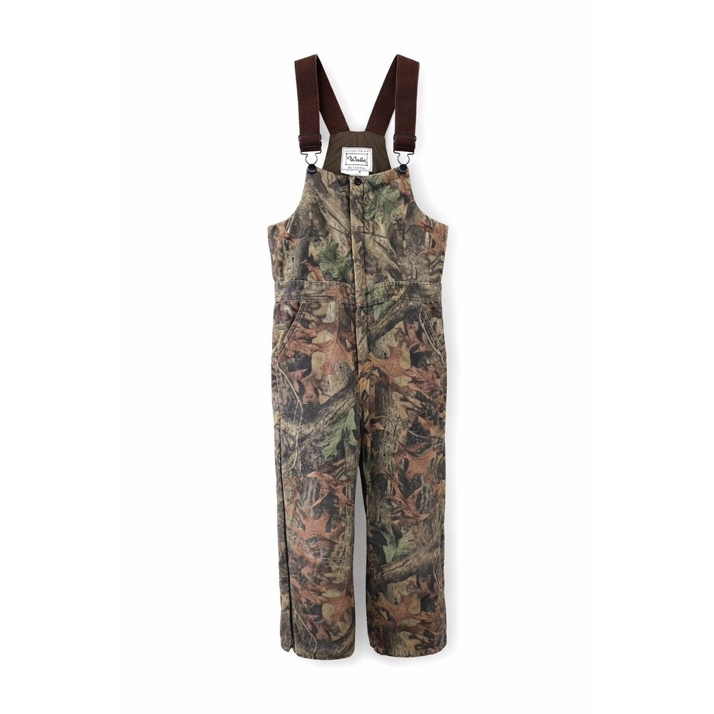 Walls Youth 18 Reg Camo Insulated Hunting Bib Overalls Advantage Timber F93065